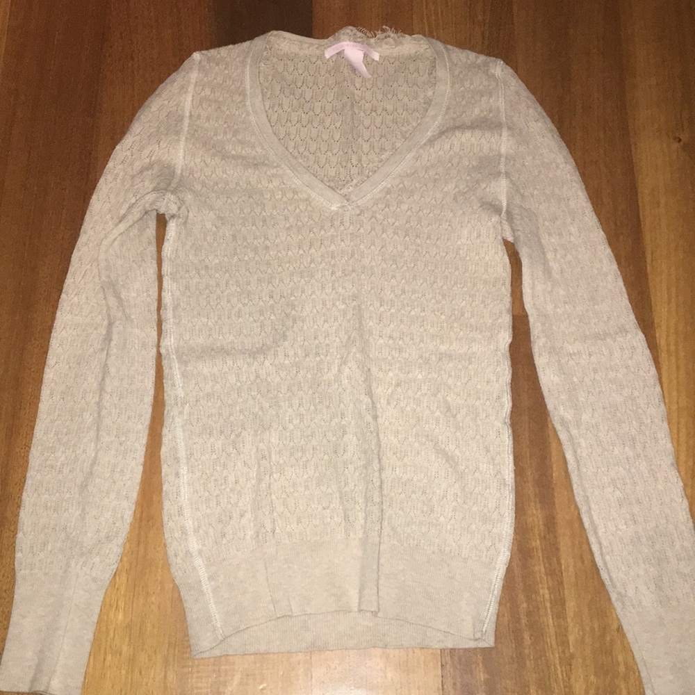 Tan knit top